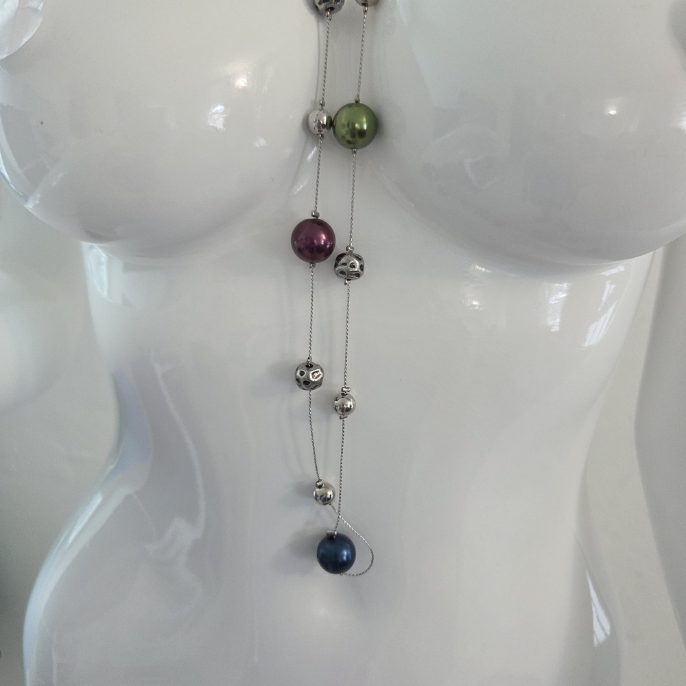 Paparazzi Multicolor Beaded Necklace and Earring Set - Picture 5 of 10